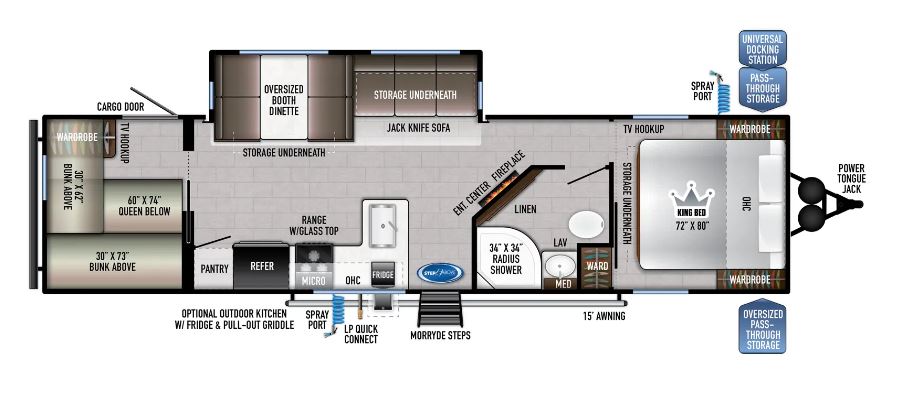 2024 EAST TO WEST RV DELLA TERRA 291BH